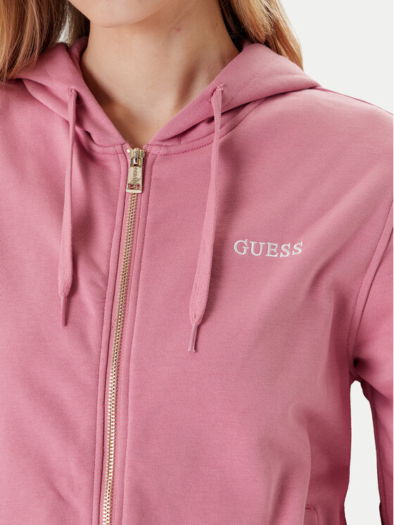 Guess Guess Mikina O5RQ01 KCO31 Ružová Regular Fit