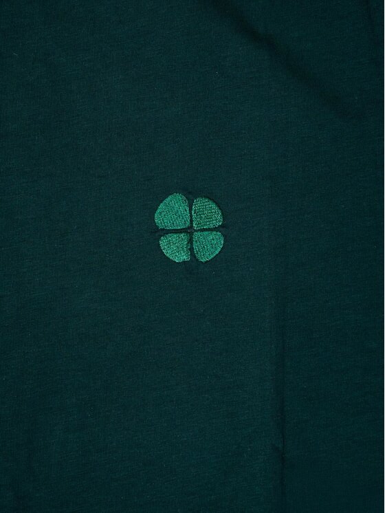 Good Luck Good Luck T-Shirt Koniczyna klasyczna 131689 Zielony Regular Fit