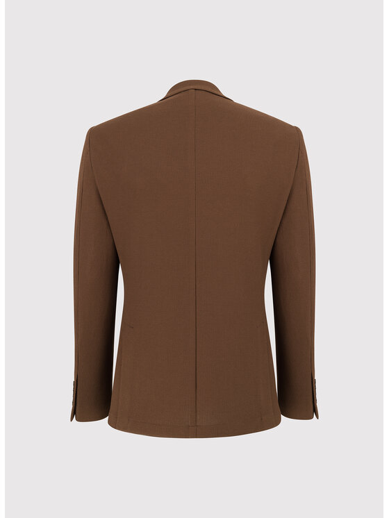 Pako Lorente Pako Lorente Marynarka P26WF-3X-009 Brązowy Slim Fit