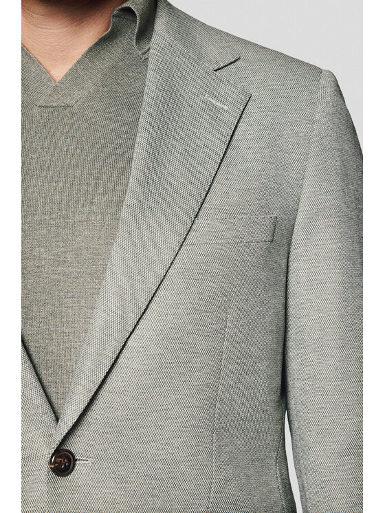 Lancerto Lancerto Marynarka Ozieri MA131125000004 Zielony Slim Fit