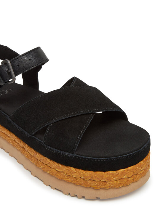 Ugg Ugg Espadryle W Aubrey Ankle Strap 1167471 Czarny