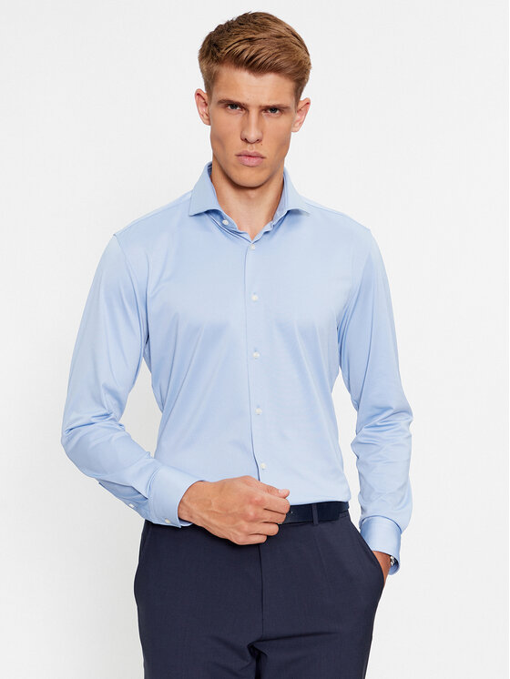 BOSS Boss Košeľa P-Hank-Spread-C1-222 50503533 Modrá Slim Fit