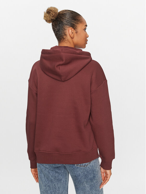 Gant Gant Majica dugih rukava Archive Shield 4204567 Tamnocrvena Relaxed Fit