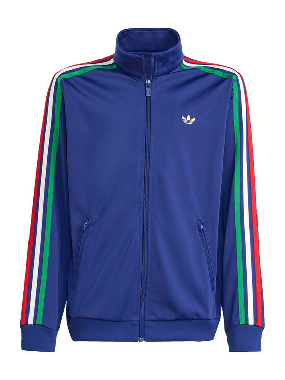 adidas adidas Mikina Firebird KC7052 Tmavomodrá Loose Fit