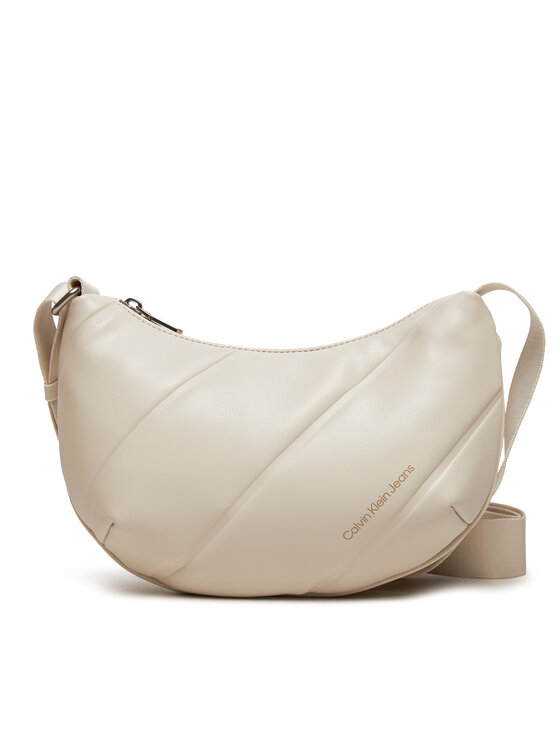 Calvin Klein Jeans Calvin Klein Jeans Táska Quilted Crescent Cb Bag24 K60K612370 Ekru