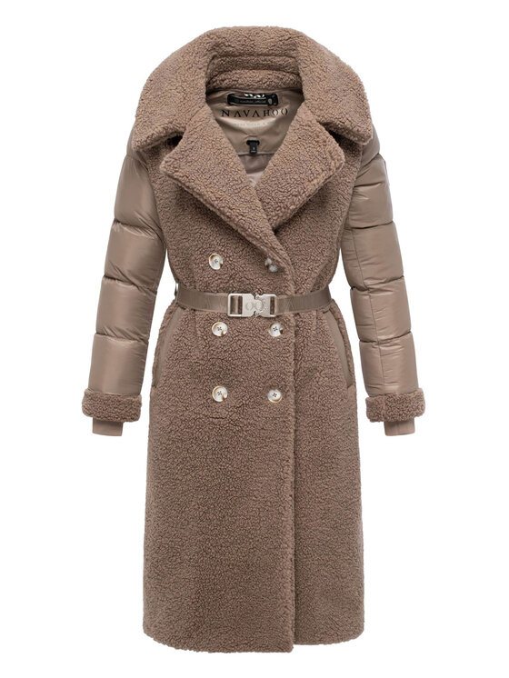 Navahoo Navahoo Kurtka zimowa Kuscheltraum Szary Regular Fit