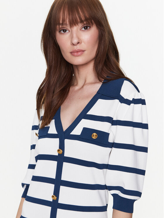 Silvian Heach Silvian Heach Φόρεμα καθημερινό GPP23246VE Λευκό Regular Fit