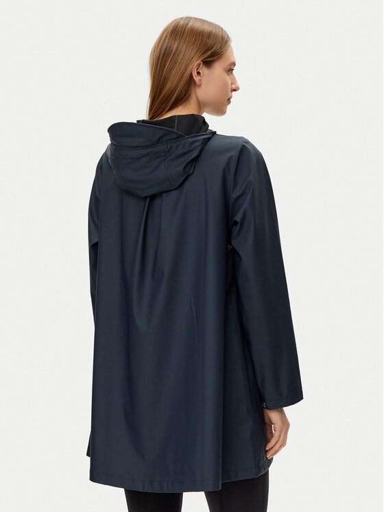 Rains Rains Regenjacke Unisex 18370 Dunkelblau Regular Fit