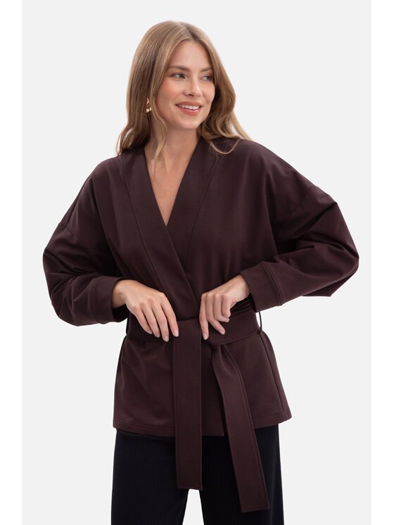 BeWear BeWear Narzutka b297 Brązowy Baggy Fit