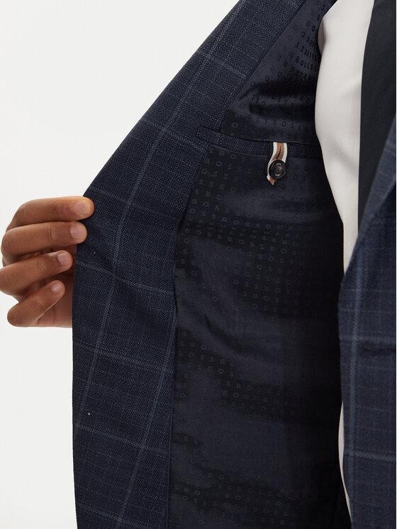 BOSS Boss Costum C-Huge 50521650 Bleumarin Slim Fit