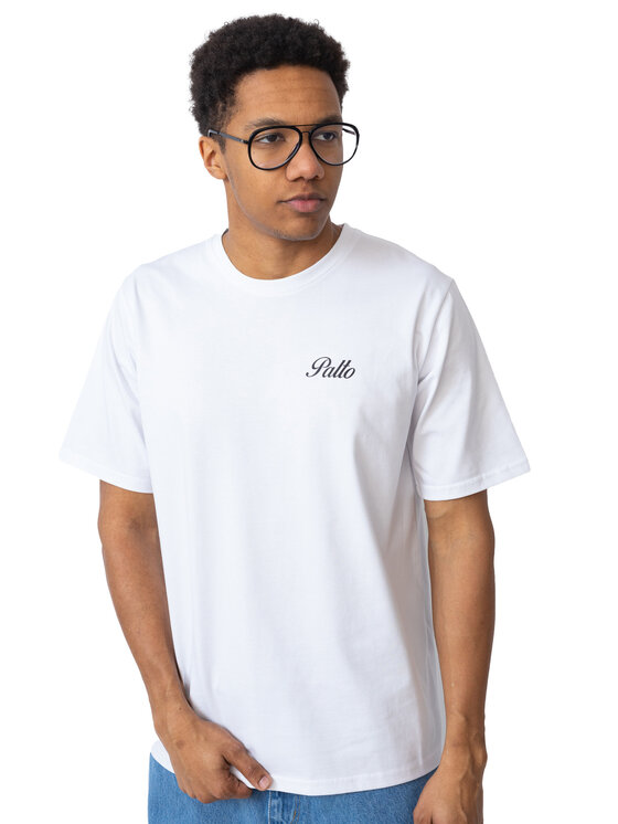 Palto Palto T-Shirt Hiking Club Biały Relaxed Fit