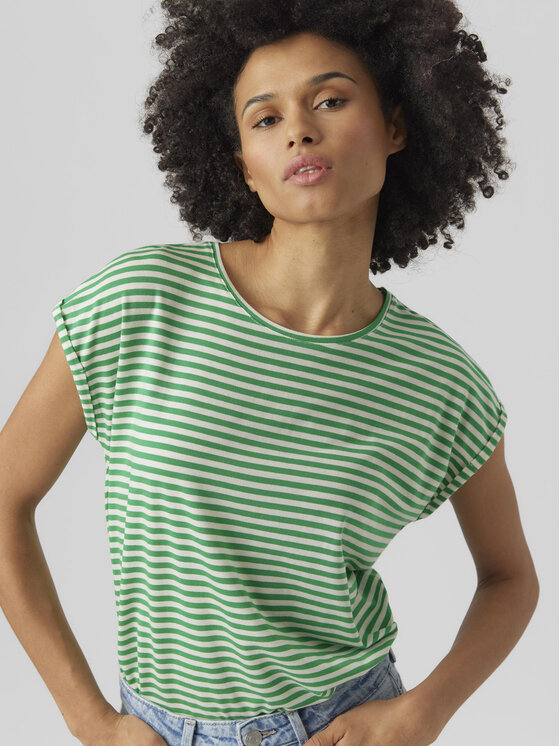 Vero Moda Vero Moda T-särk Ava 10284469 Roheline Regular Fit