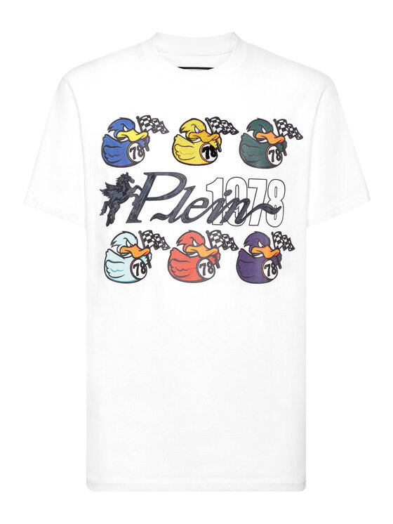 PHILIPP PLEIN PHILIPP PLEIN T-Shirt 23523 Bílá Regular Fit