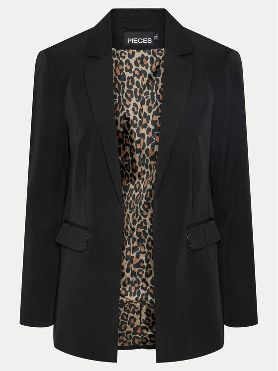 Pieces Pieces Сако Bozzy 17144884 Черен Regular Fit