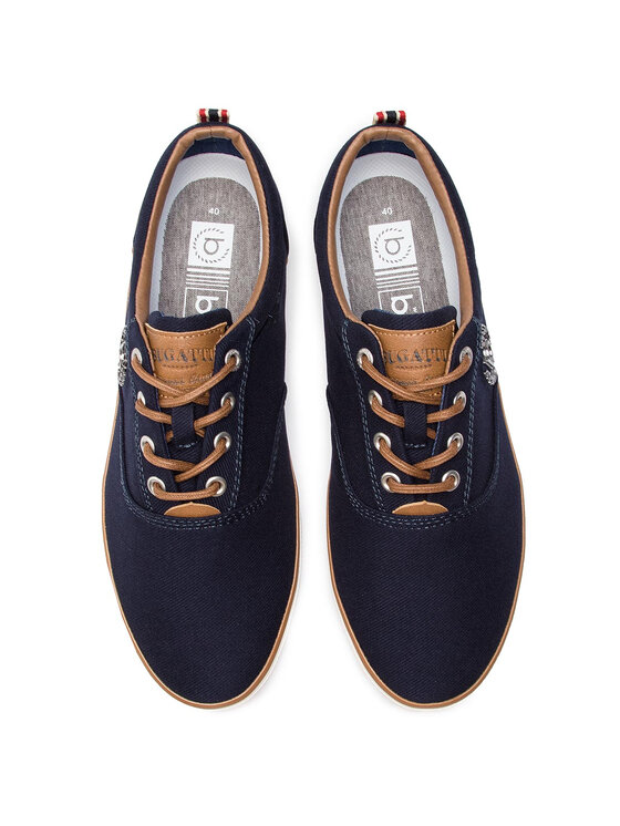 Bugatti Bugatti Sneakers aus Stoff 321-50204-6900-4100 Dunkelblau