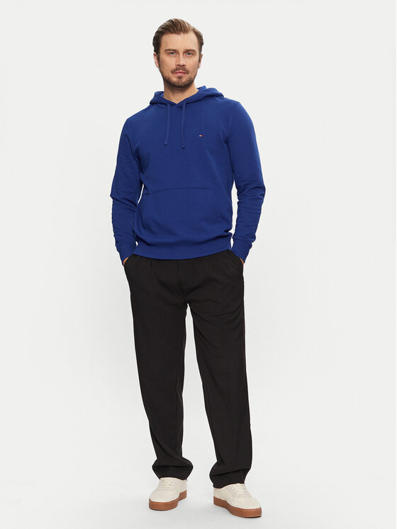 Tommy Hilfiger Tommy Hilfiger Džemperis ar kapuci Essential MW0MW37235 Zils Regular Fit
