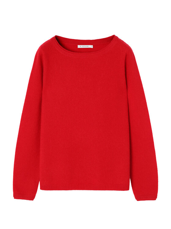 TATUUM Tatuum Sweter LEMON Czerwony Fitted Fit