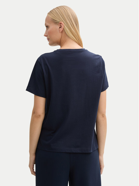 Tom Tailor Tom Tailor T-krekls 1045534 Tumši zils Regular Fit