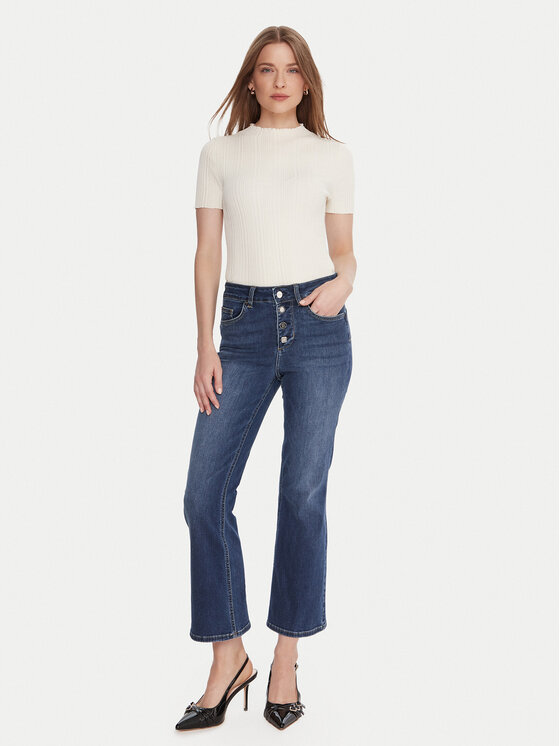 Liu Jo Liu Jo Jeans hlače UF5040 D4615 Modra Bottom Up Fit