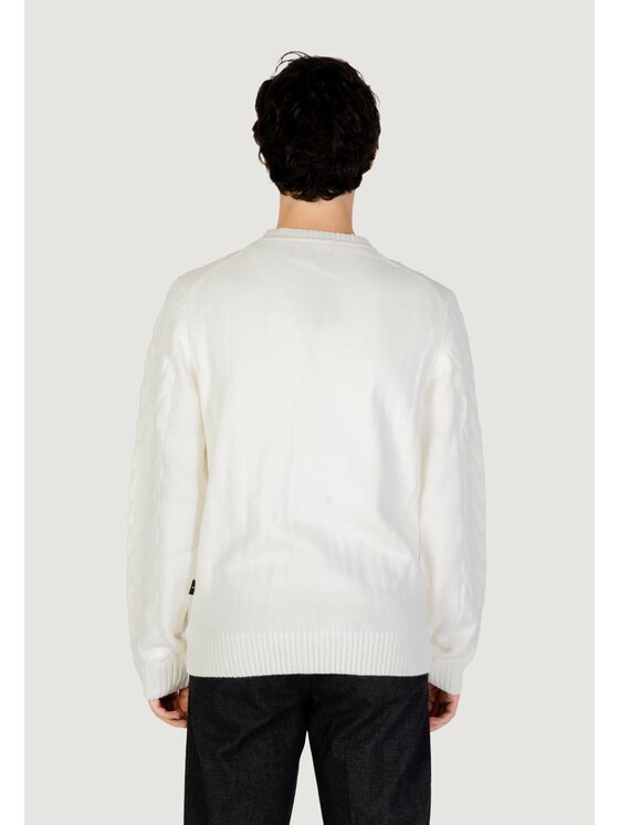 HAMAKI-HO HAMAKI-HO Maglione MI3117H Bianco Regular Fit