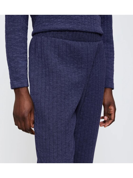 Triumph Triumph Spodnie dresowe Cozy Comfort Trouser Quilted 01 Granatowy Regular Fit
