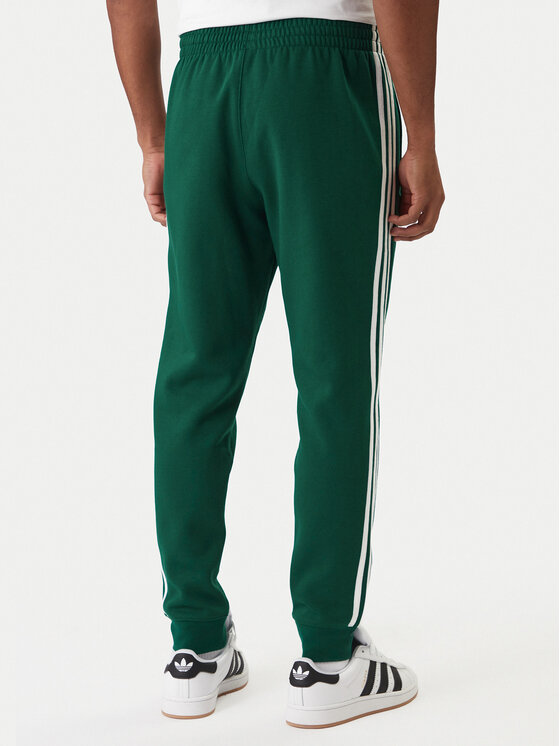 adidas adidas Spodnji del trenirke 3-Stripes KE3559 Zelena Slim Fit