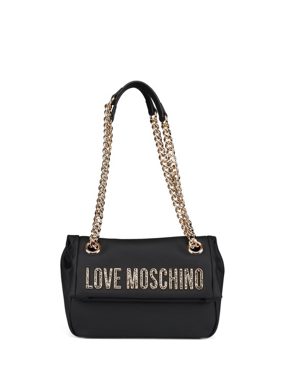 Saszetka LOVE MOSCHINO, Czarna, 327326