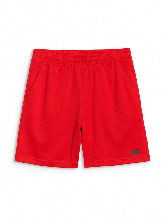 4F 4F Szorty sportowe 4FJWSS25TFSHM0859-62S Czerwony Regular Fit