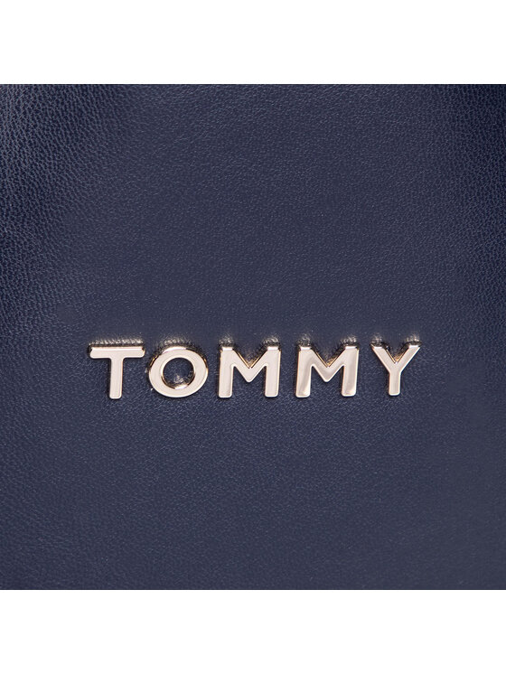 Tommy Hilfiger Kabelka Iconic Tommy Satchel AW0AW08512 Tmavomodr