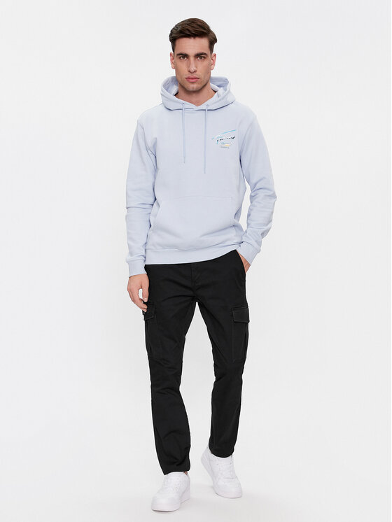 Tommy Jeans Tommy Jeans Majica dugih rukava Metallic Dna DM0DM18457 Plava Regular Fit