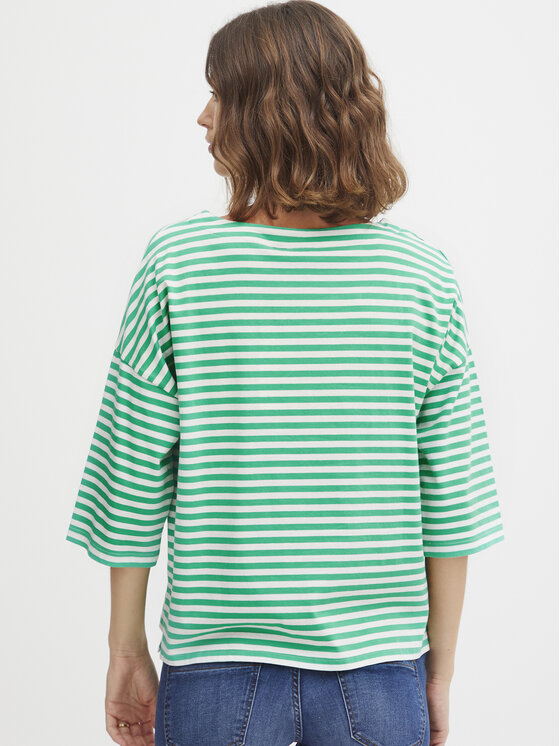 Fransa Fransa Majica 20611666 Zelena Regular Fit