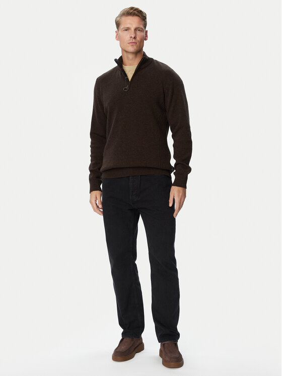 Barbour Barbour Kampsun Holden  MKN0837BR17 Tumepruun Regular Fit