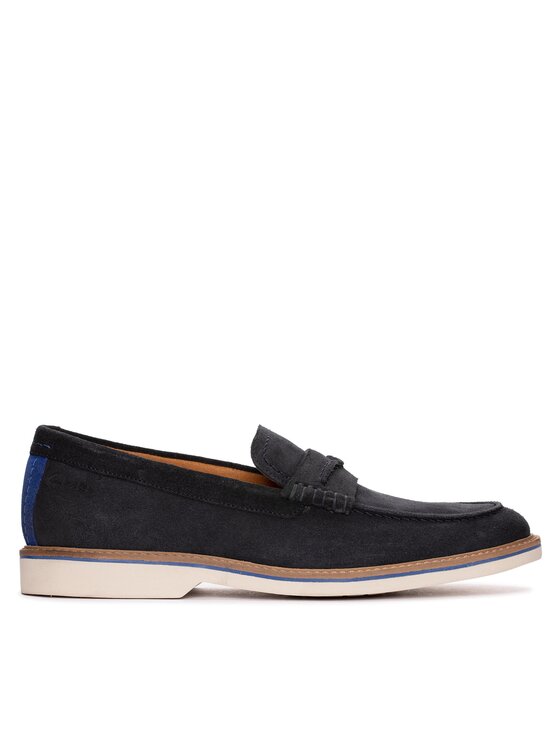 Clarks Lordsy Atticus LTSlip 26172441 Tmavomodrá