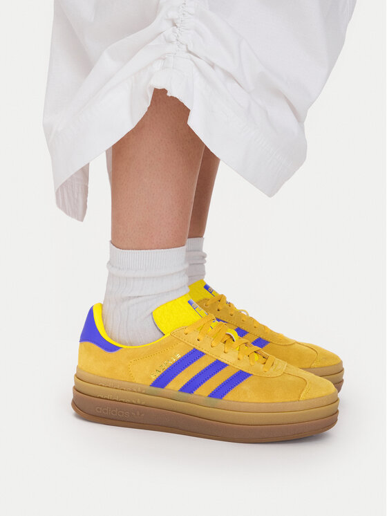 adidas adidas Sneakersy Gazelle Bold KI7212 Żółty