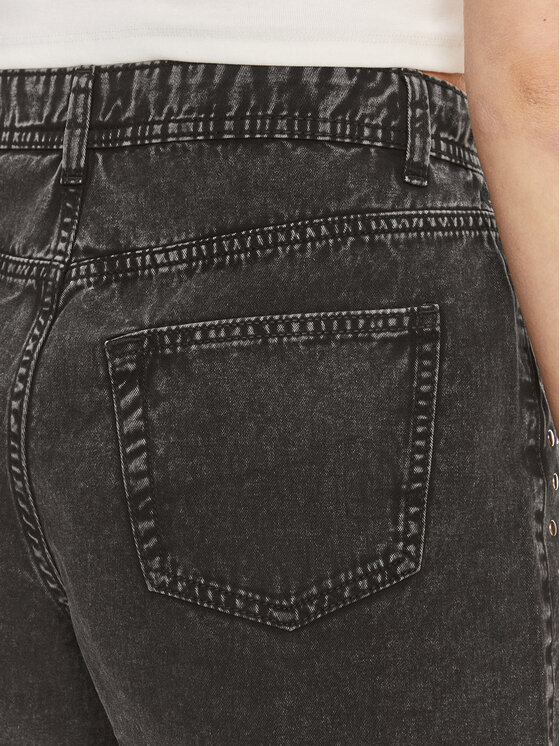 ONLY ONLY Pantaloni scurți de blugi Manja 15318752 Negru Boyfriend Fit