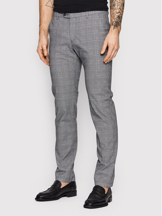 Pantaloni chino 4930 16175 Grigio Slim Fit