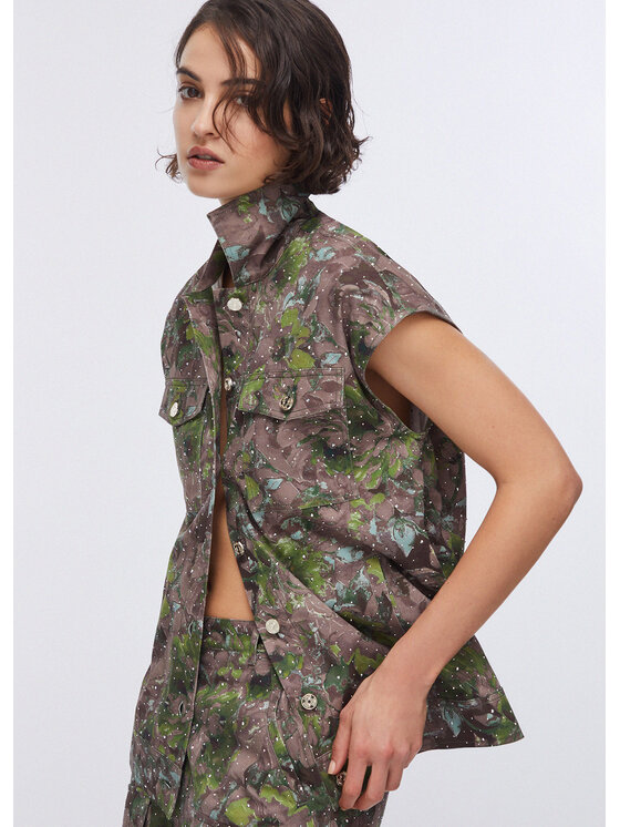 Liu Jo Liu Jo Gilet WA6341T433AP9360 Viola Regular Fit