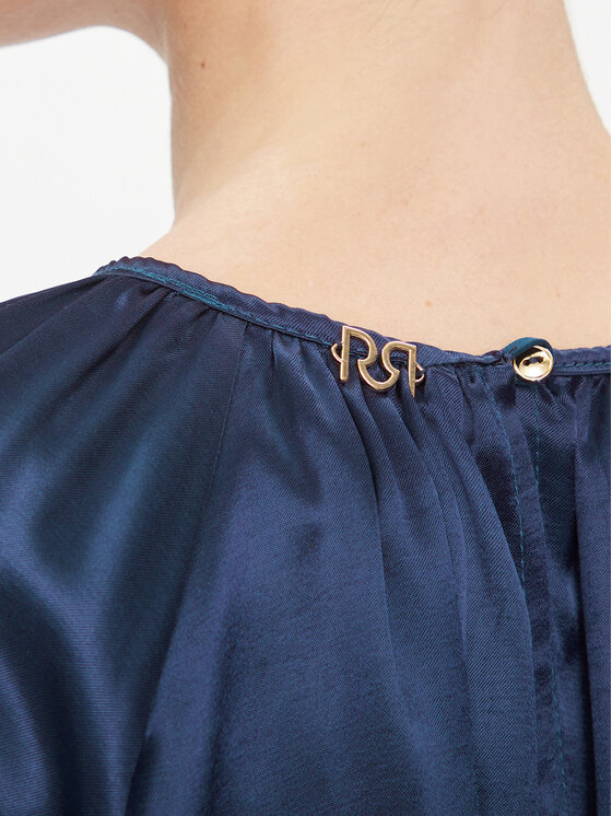 Rinascimento Rinascimento Μπλουζάκι CFC0116710003 Σκούρο μπλε Regular Fit