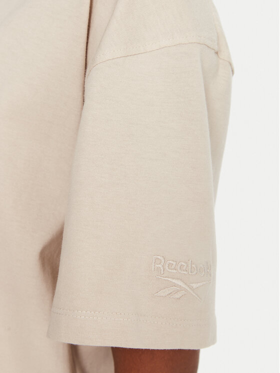 Reebok Reebok T-Shirt RK25315CCW Beżowy Regular Fit