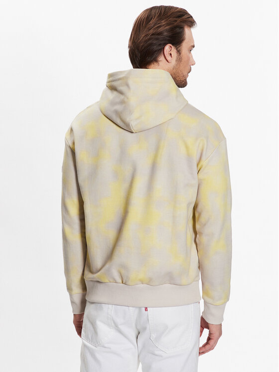Felpa Camo Aop Comfort Hoodie K10K111422 Giallo