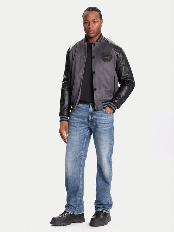 Guess Guess Bomber M5BL2B K1062 Siva Regular Fit