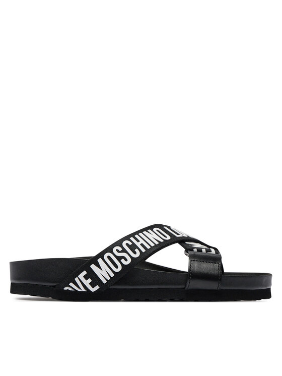 Şlapi LOVE MOSCHINO JA28263G0IIX100A Negru