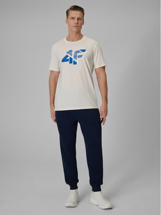 4F 4F Spodnie dresowe SPORTS CLUB Granatowy Regular Fit