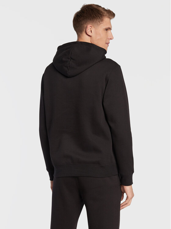 Felpa Half-Zip Heavy 217866 Nero Regular Fit