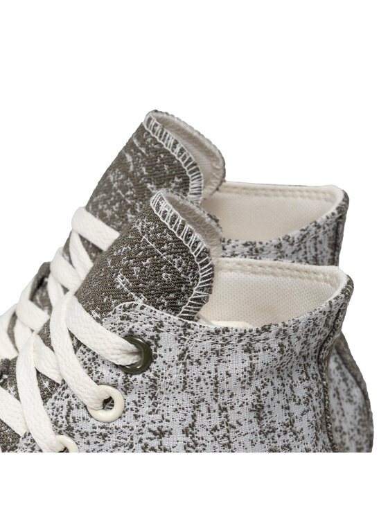 Converse Converse Trampki Chuck Taylor All Star Gris Clair 571357C Zielony