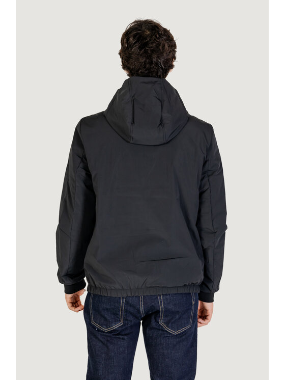 Calvin Klein Calvin Klein Giacca di pelle TECHNICAL MIX MEDIA Nero Casual Fit