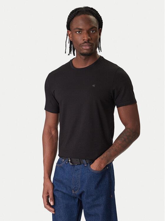 Calvin Klein Calvin Klein T-Shirt LV04LC240G Czarny Slim Fit
