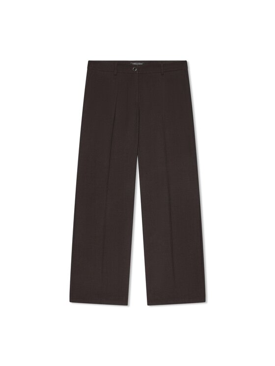 Fiorella Rubino Fiorella Rubino Spodnie materiałowe P085T005509N022 Brązowy Flared Fit