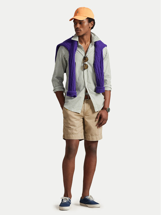 Polo Ralph Lauren Polo Ralph Lauren Srajca 710B15595009 Zelena Custom Fit