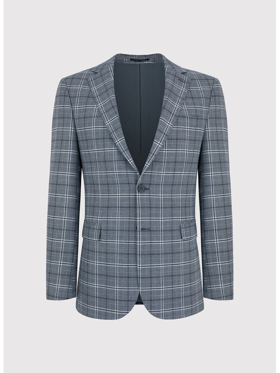 Pako Lorente Pako Lorente Marynarka P23SF-3G-031 Szary Slim Fit